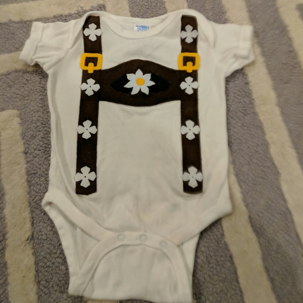 Baby Lederhosen Onesie
